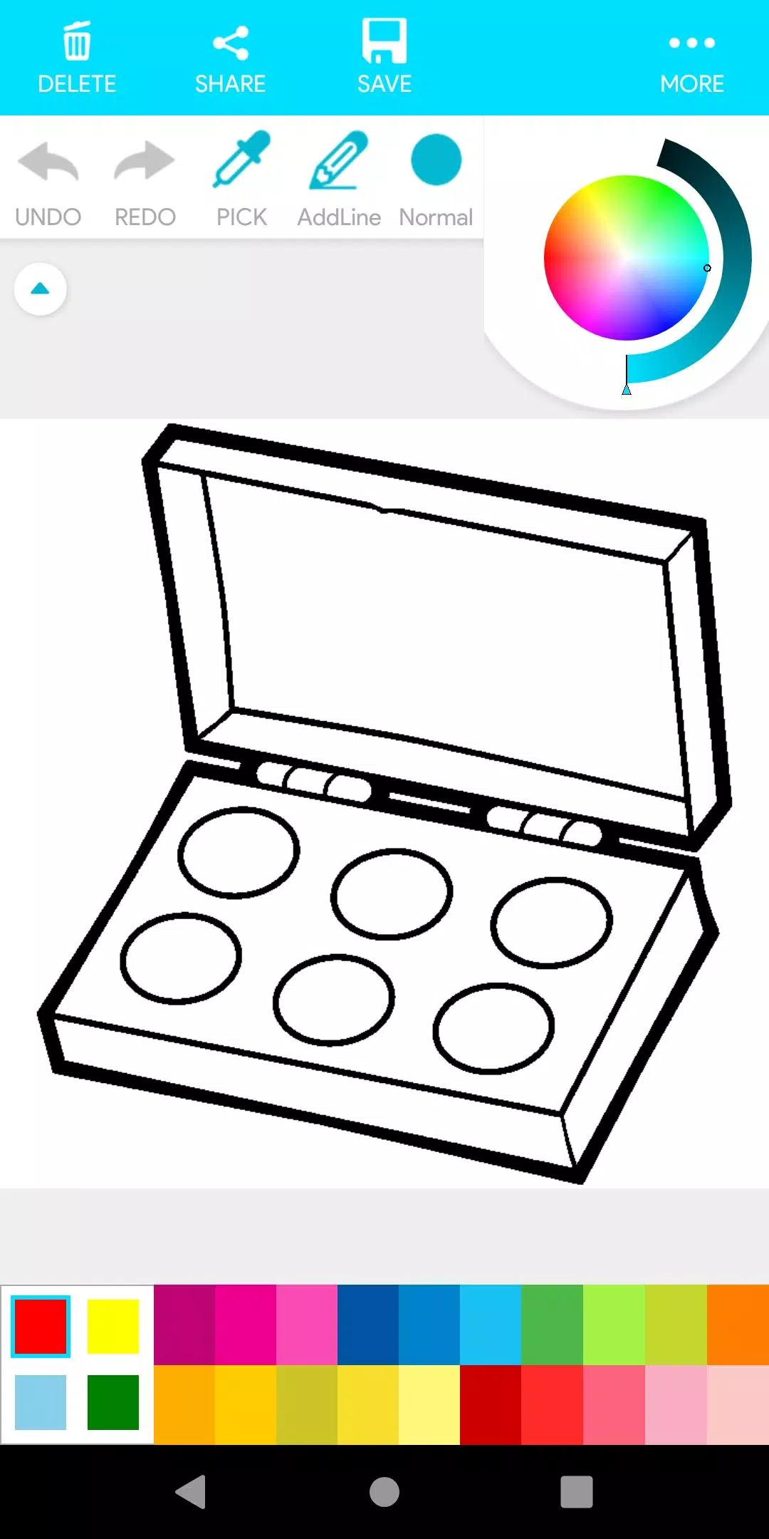 Coloring Beauty Cosmetics 스크린샷 3
