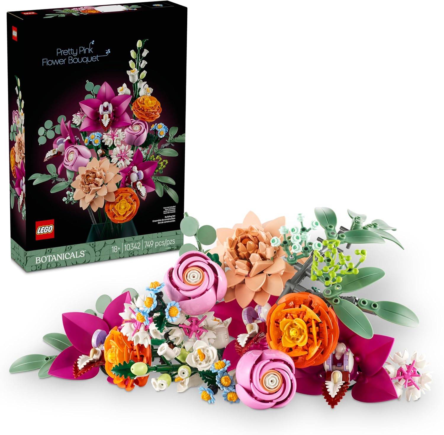 LEGO Botanicals Pretty Pink Bouquet