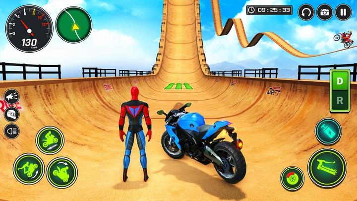 Superhero Bike Stunt Games GT Zrzut ekranu 2