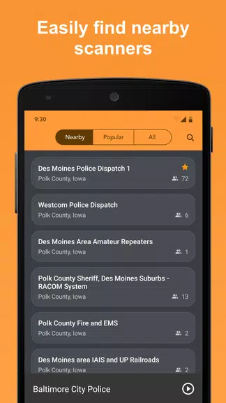 Scanner Radio - Police Scanner Captura de pantalla 2