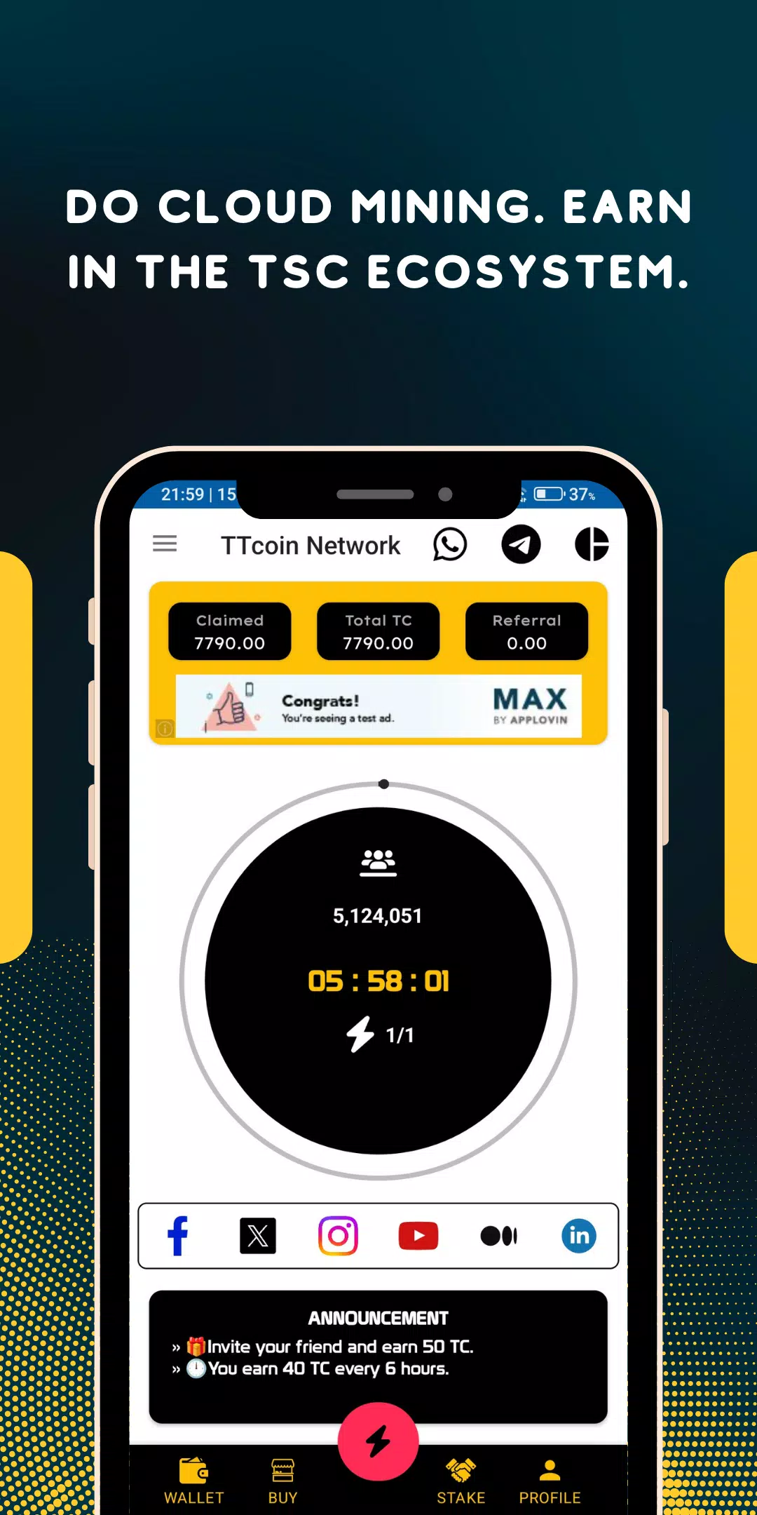 TTcoin Network - OLD 스크린샷 1