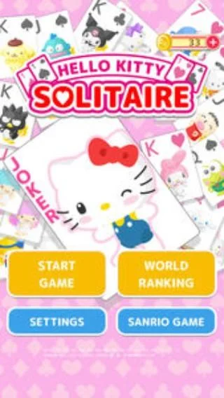 Hello Kitty Solitaire स्क्रीनशॉट 0