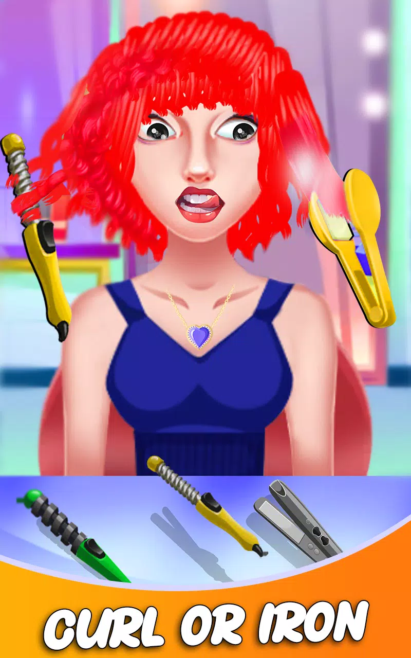 Fashion Girls Hair Salon Games Schermafbeelding 1