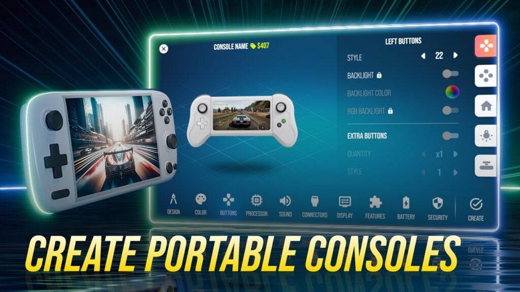 Console Tycoon là một mô phỏng mới với 10.000 thông số kỹ thuật khác nhau