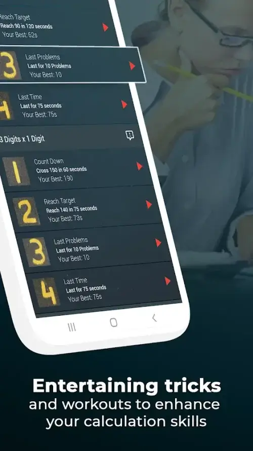 Math Tricks Workout スクリーンショット 2