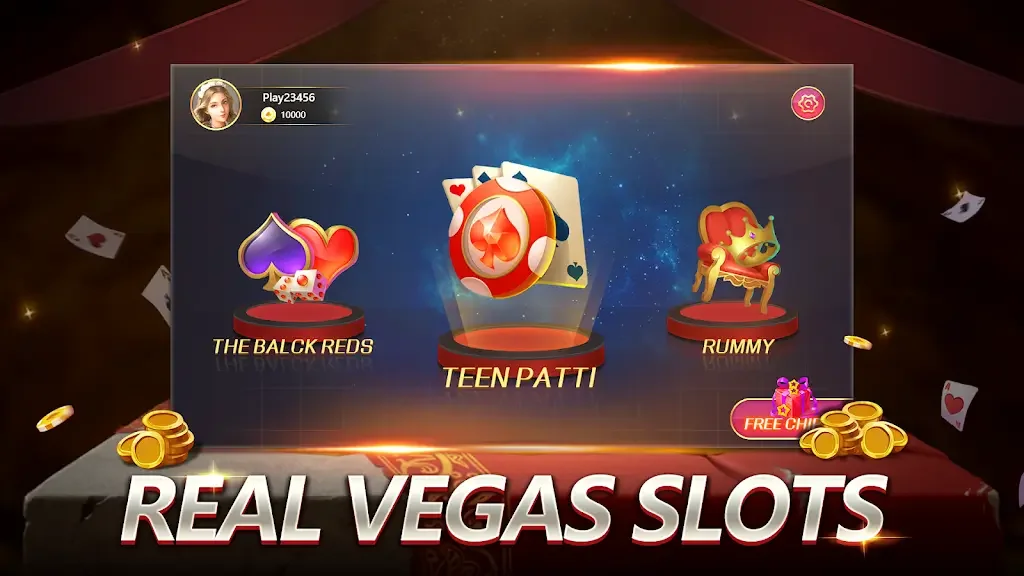 S9 Teen Patti Real Gold Captura de pantalla 1