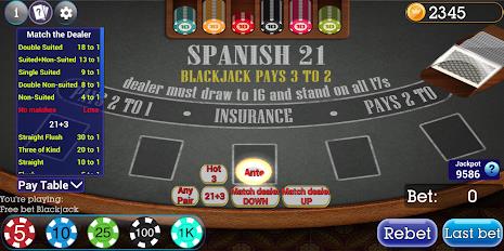 Spanish Blackjack 21 Capture d'écran 0