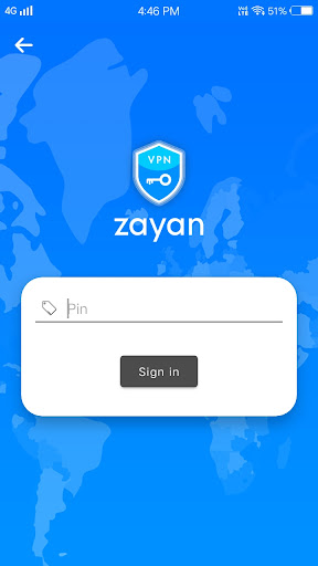 Zayan VPN Captura de tela 1