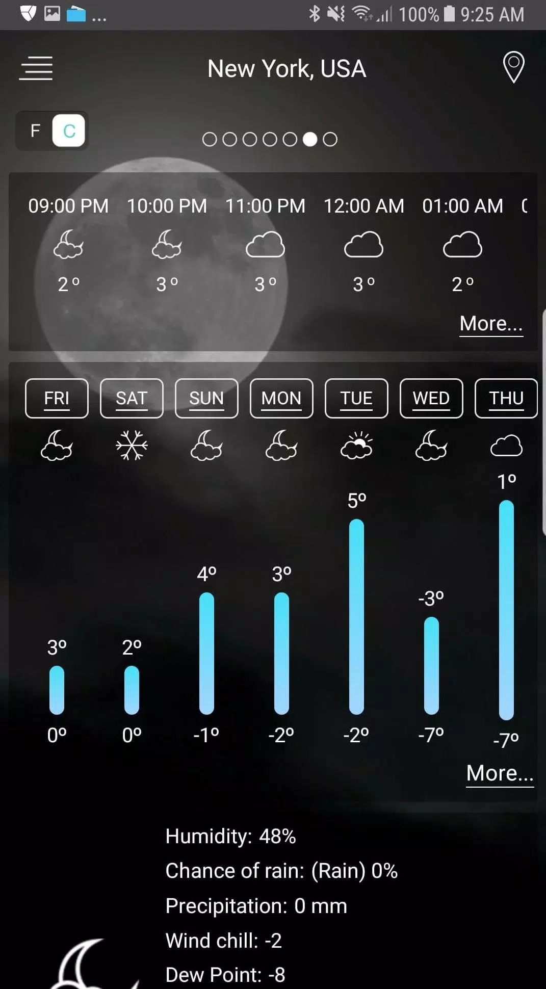 Weather app スクリーンショット 1