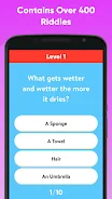 Riddle Quiz With Answers Ekran Görüntüsü 0