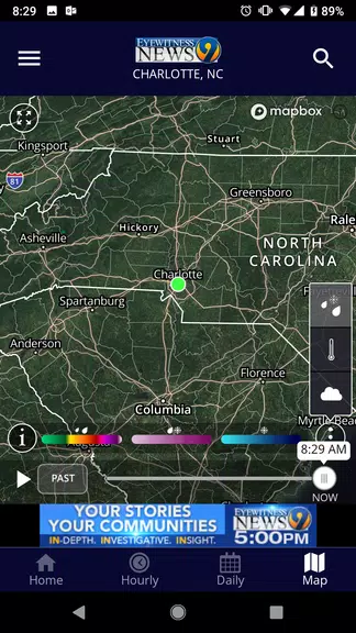 WSOC-TV Weather Tangkapan skrin 2