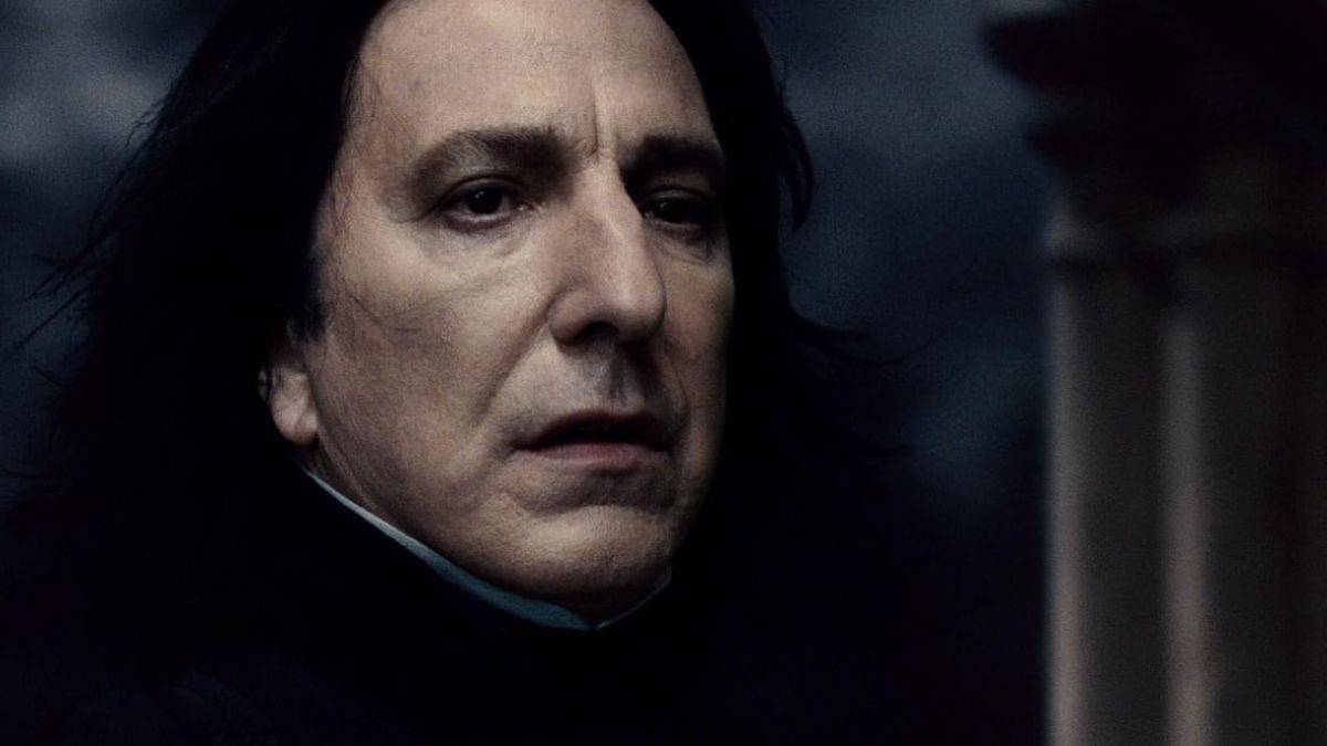Alan Rickman sebagai Severus Snape di Harry Potter dan Putera Half-Blood