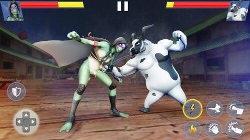 Kung Fu Animal: Fighting Games 스크린샷 1