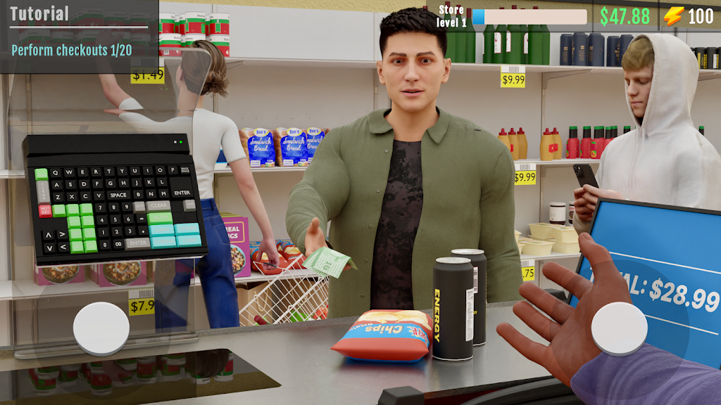 Supermarket Simulator 3D Store Schermafbeelding 2