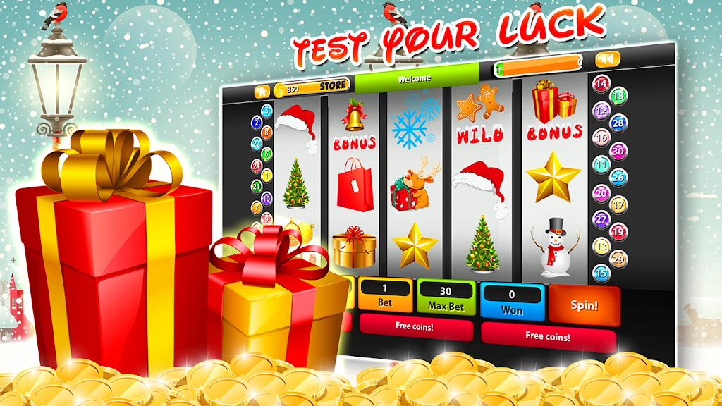 Christmas Slots Casino ภาพหน้าจอ 0
