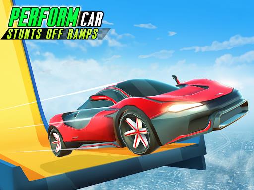 Hot Cars Fever-Car Stunt Races Ảnh chụp màn hình 1