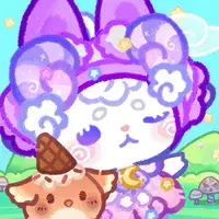 Lovely cat dream party