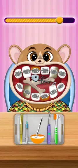 Hippo's Doctor : Dentist Games স্ক্রিনশট 0