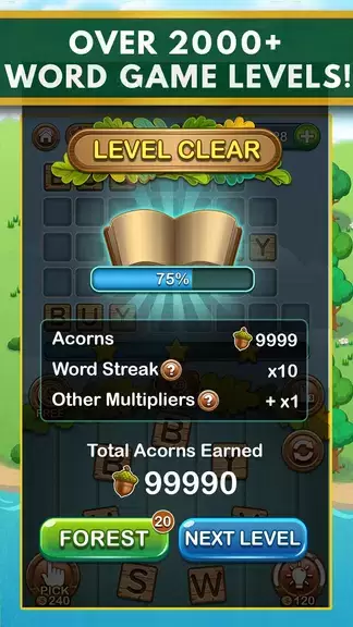 Word Forest: Word Games Puzzle Tangkapan skrin 1