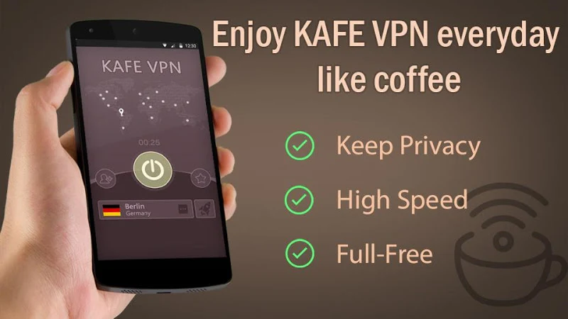 KAFE VPN - Fast & Secure VPN স্ক্রিনশট 0