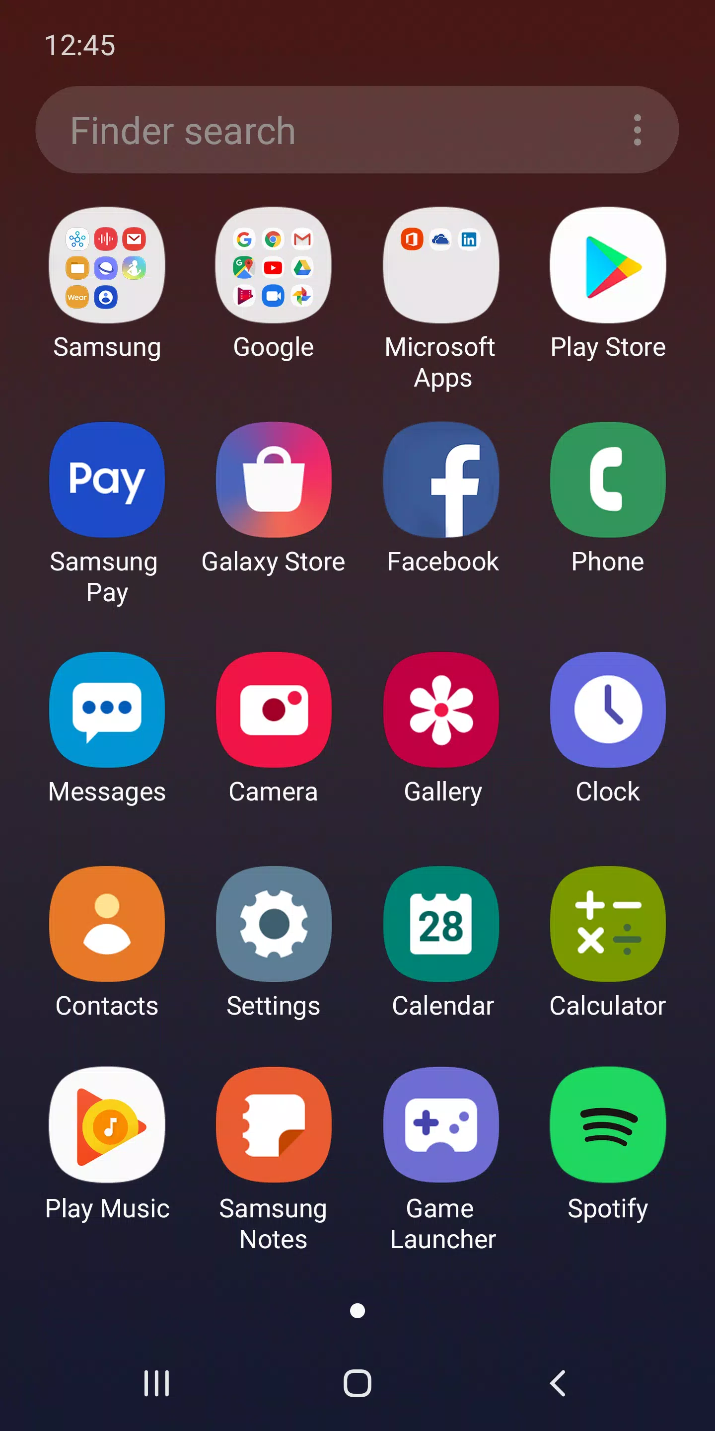 Samsung One UI Home Captura de tela 1