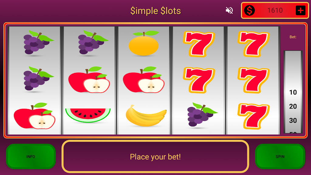 Simple Slots स्क्रीनशॉट 0