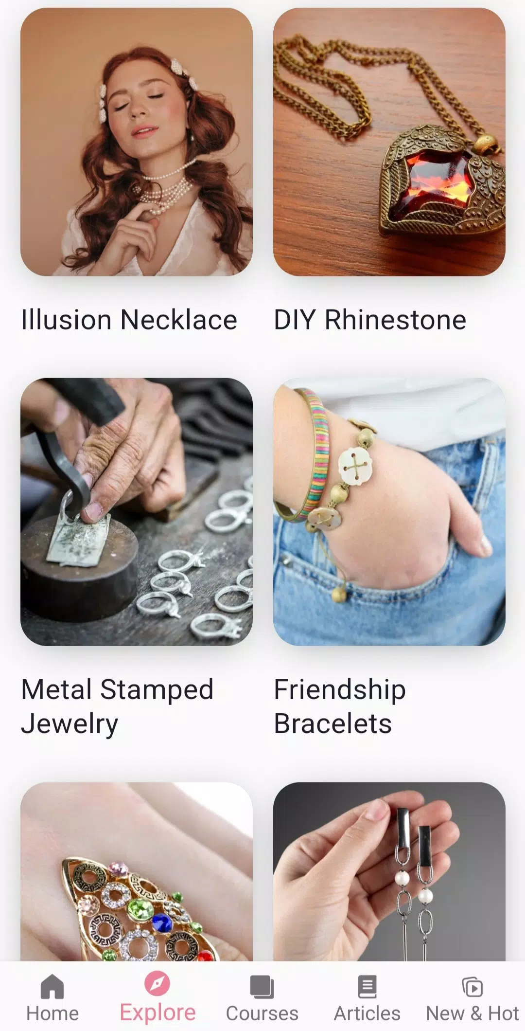 DIY Jewelry Making App Ảnh chụp màn hình 3