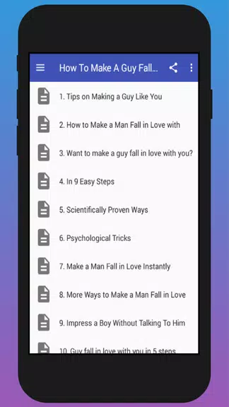 How To Make a Guy Fall in Love With You Captura de tela 0