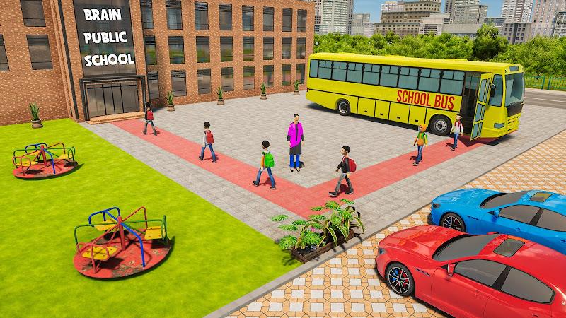 School Bus Driving Games 3D Screenshot 0