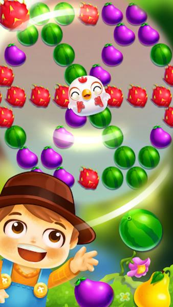 Farm Bubble Shooter Story - Fruits mania Captura de tela 3