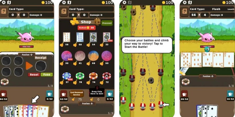 iOS রিলিজ: Slay The Poker Marries Poker, Monster collection, and Deckbuilding