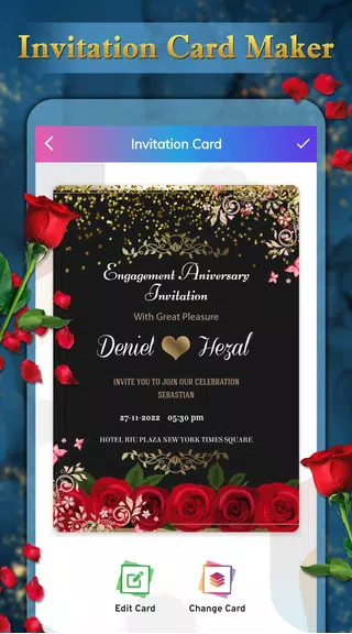 Invitation Card Maker - RSVP Скриншот 2