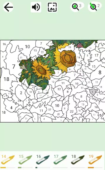 Painting by numbers and puzzle應用截圖第0張