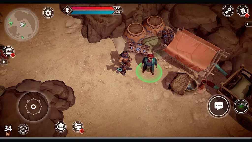 Schermata Exile: Wasteland Survival RPG 2
