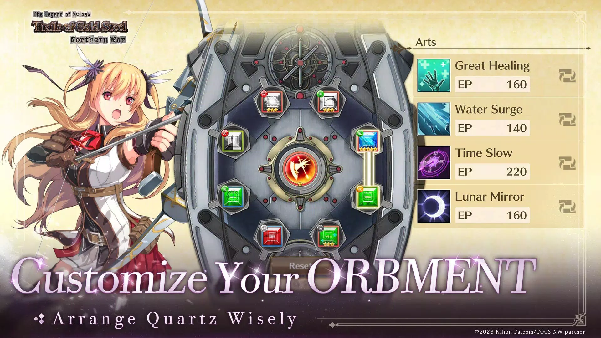 Schermata Trails of Cold Steel:NW 2