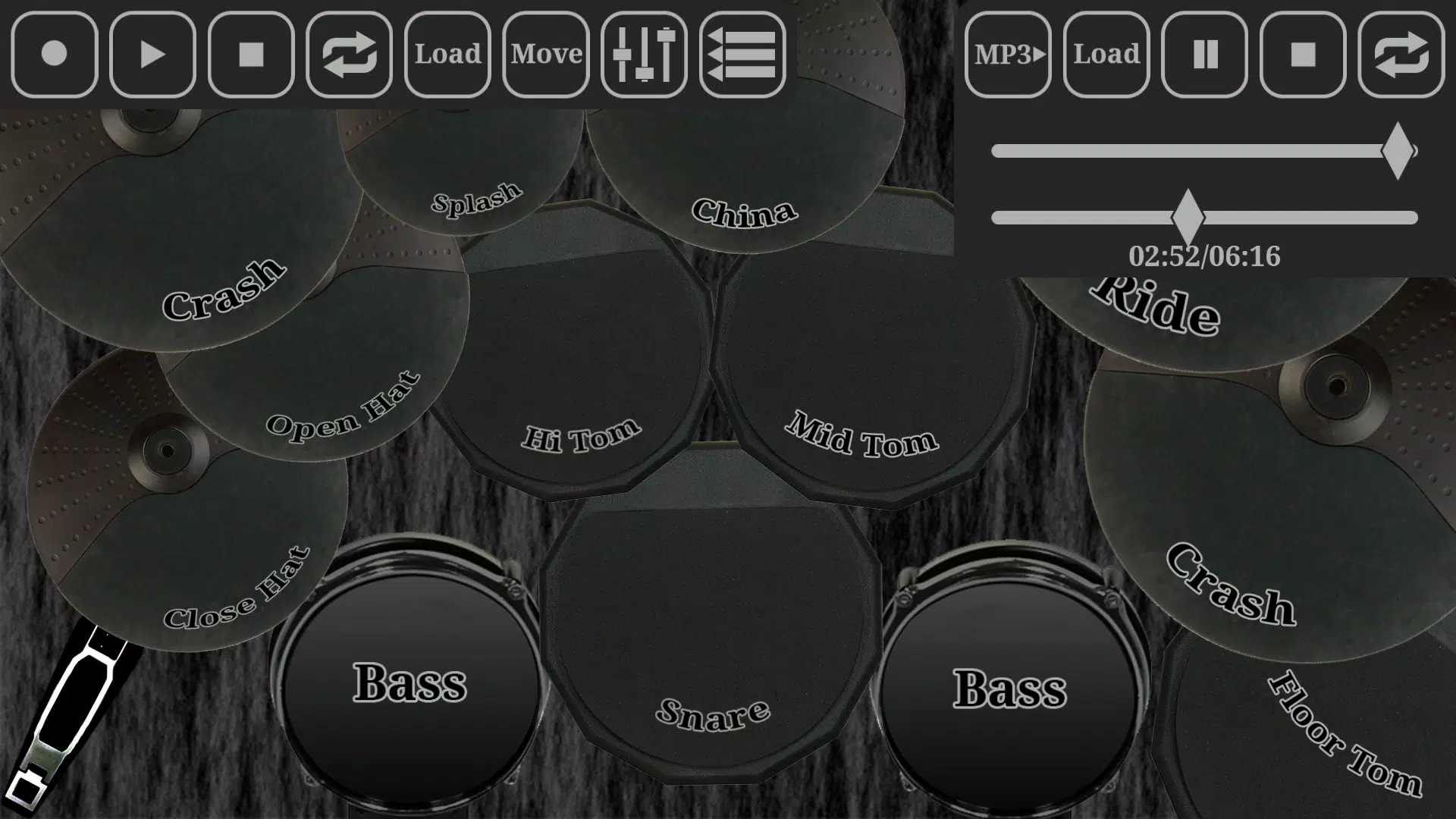 Drum kit Captura de tela 3