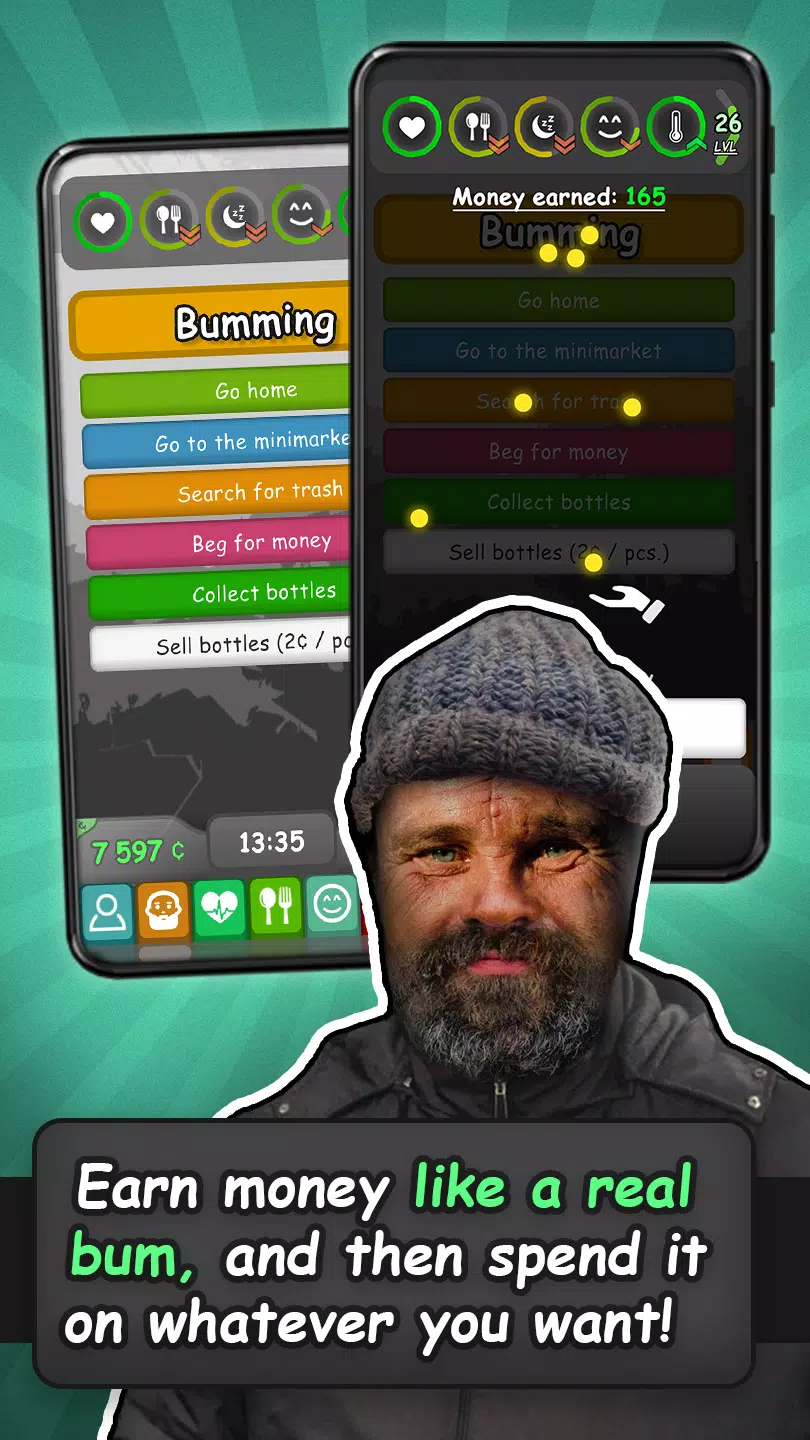 Homeless: Life Simulator ภาพหน้าจอ 0
