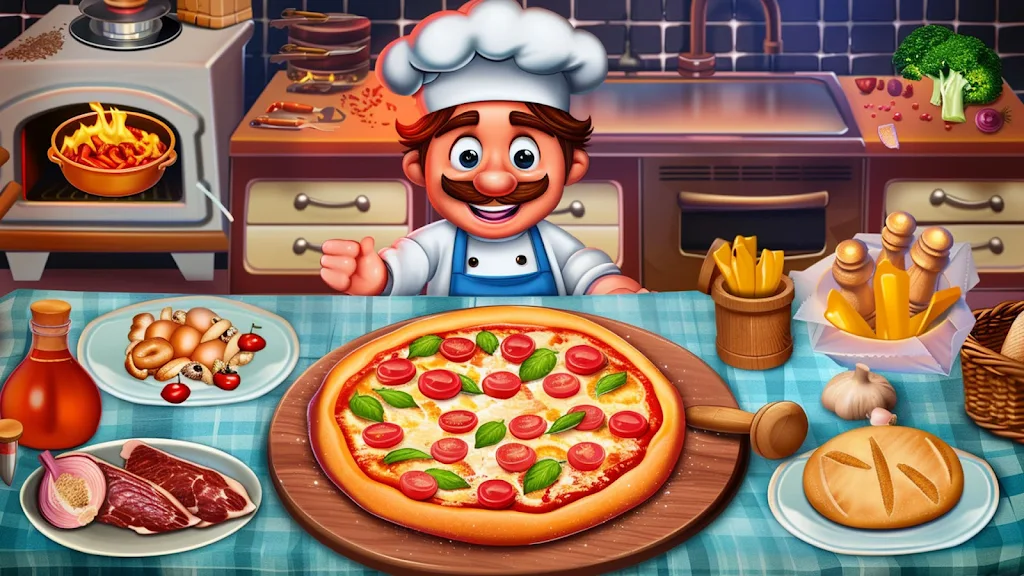 Pizza Maker Cooking Girls Game স্ক্রিনশট 2