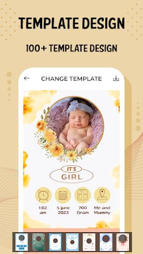 NewBorn Baby Photo Frame Captura de tela 1