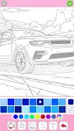 Car coloring games - Color car Screenshot 0