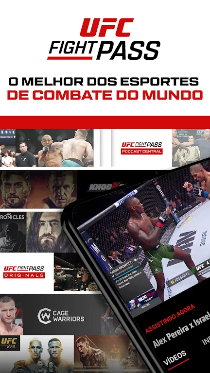 UFC Fight Pass - MMA ao vivo 스크린샷 0