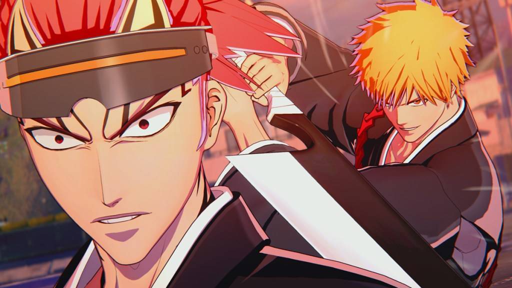 Ichigo, PC'de çökme hakkındaki bir makalenin bir parçası olarak Steam'in Bleach Rebirth için ekran görüntüsünde Renji'ye kılıç çeker.