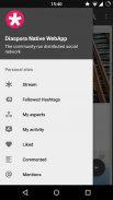 Diaspora Native WebApp Schermafbeelding 2