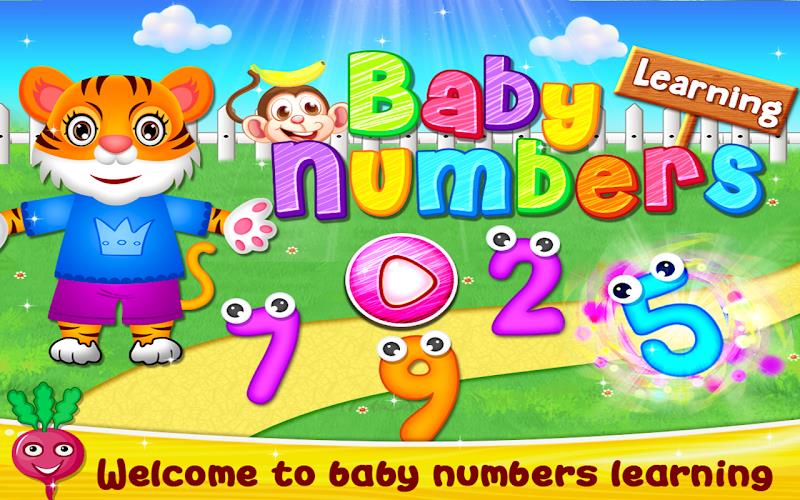 Baby Numbers Learning Game ภาพหน้าจอ 0