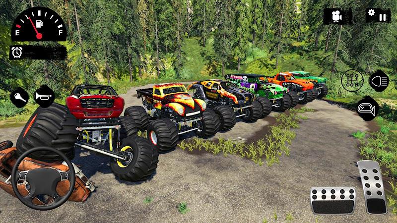 Hillock Monster Truck Driving Captura de tela 3