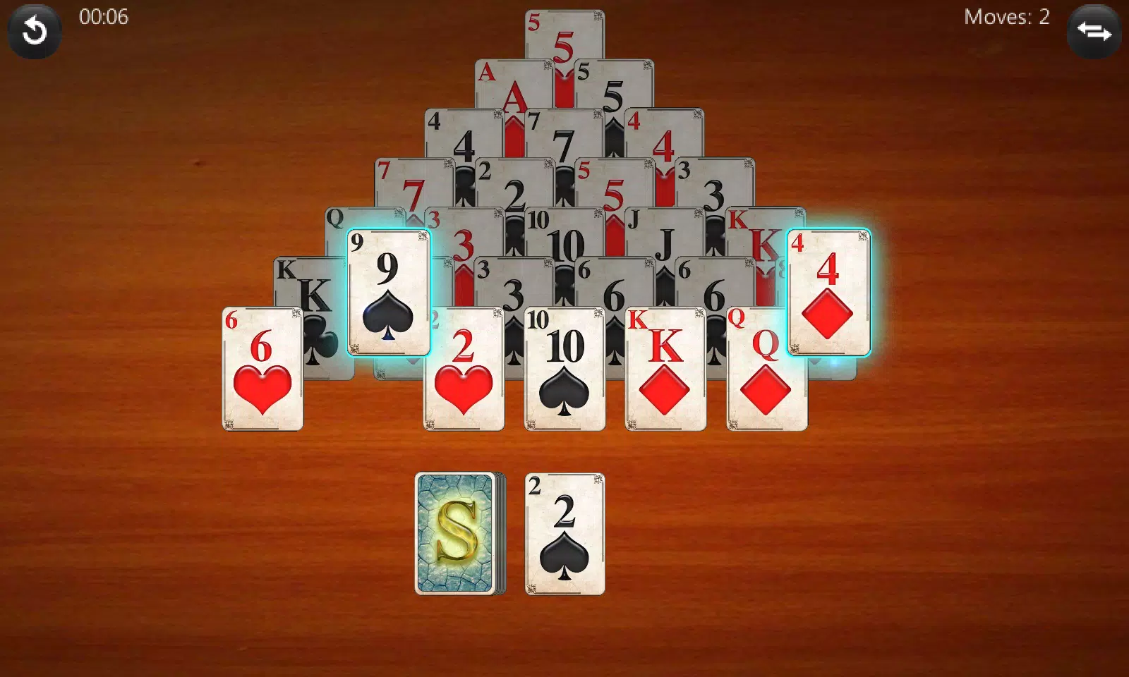 Pyramid Solitaire ภาพหน้าจอ 1