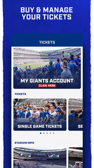 New York Giants Mobile Captura de tela 2