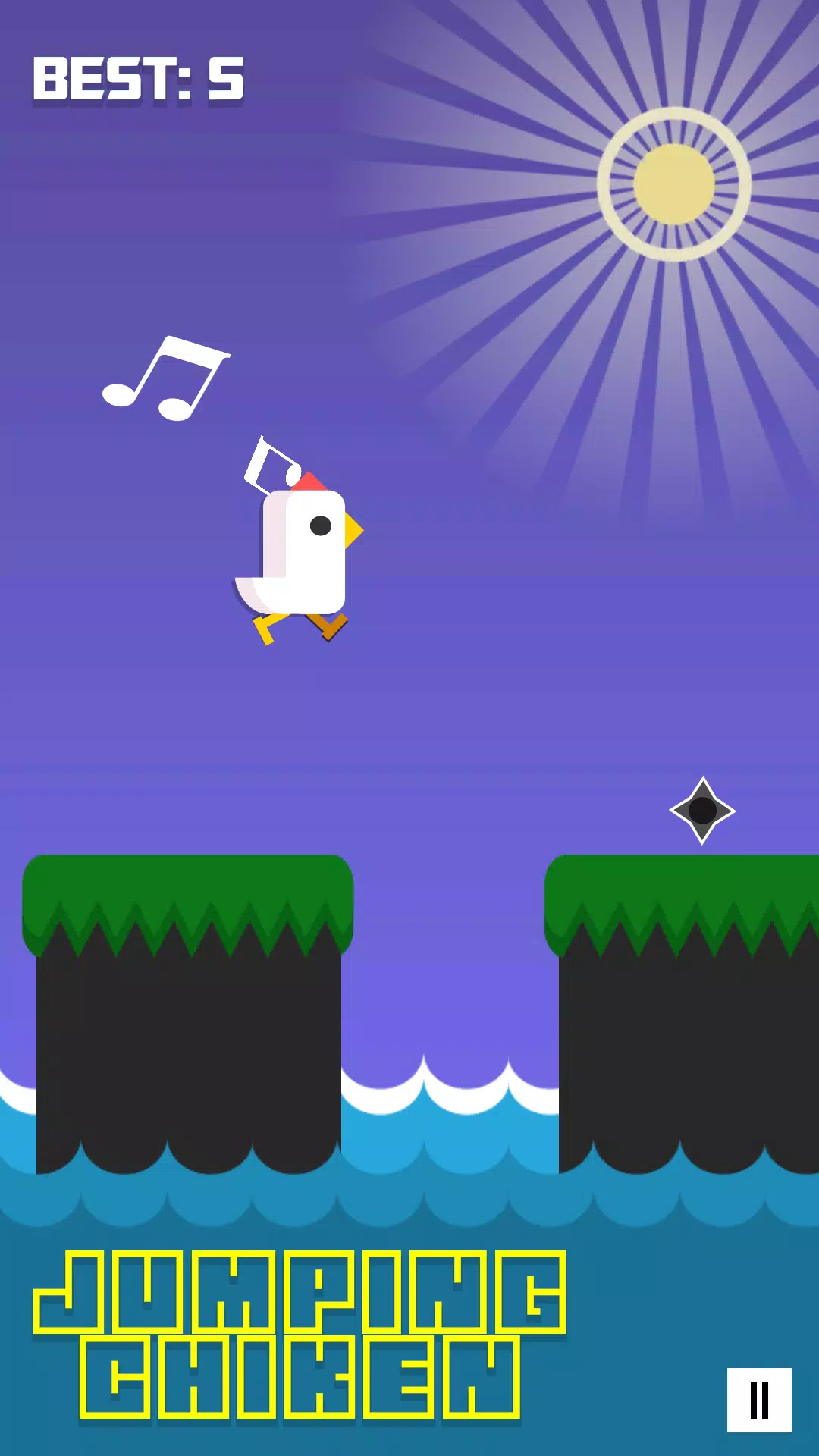 Jumping Chiken Game Captura de pantalla 1