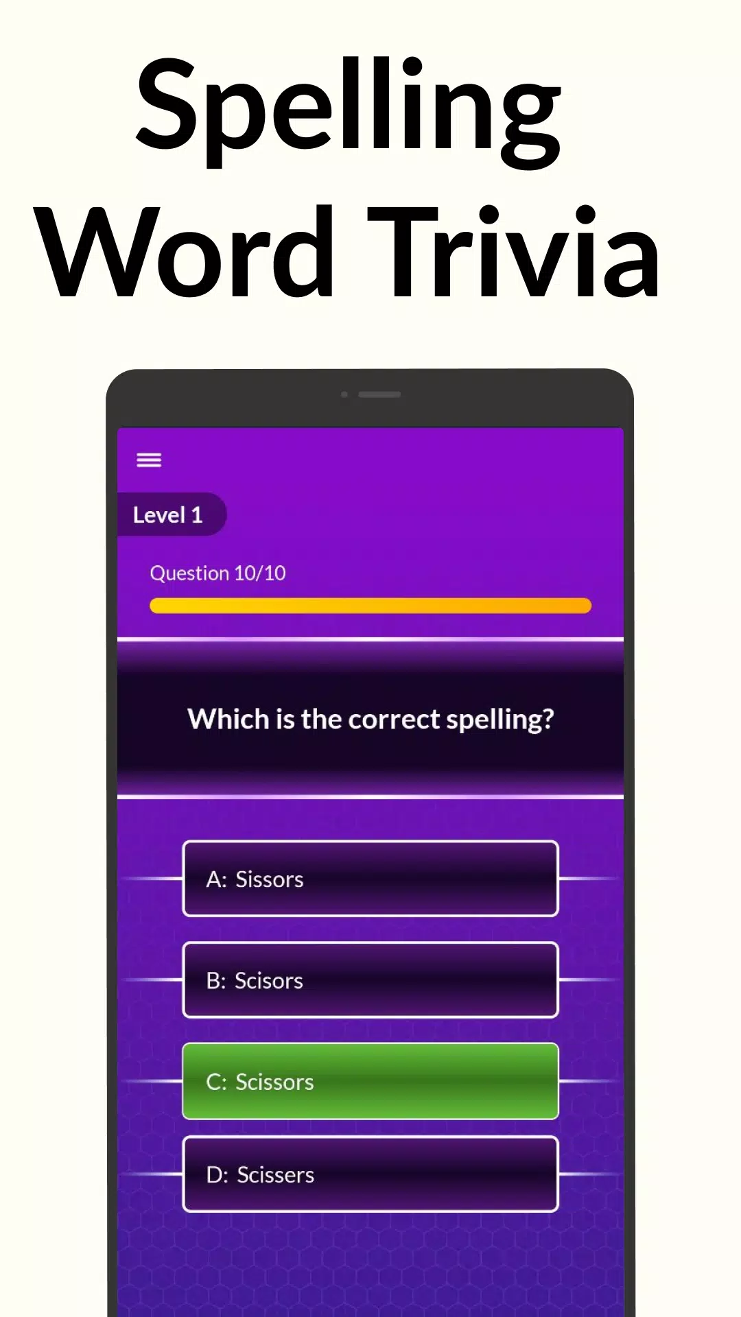 Spelling Bee: Spelling Quiz স্ক্রিনশট 0