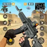 銃のゲーム: FPS 銃ゲームと コマンドーシューティングゲ